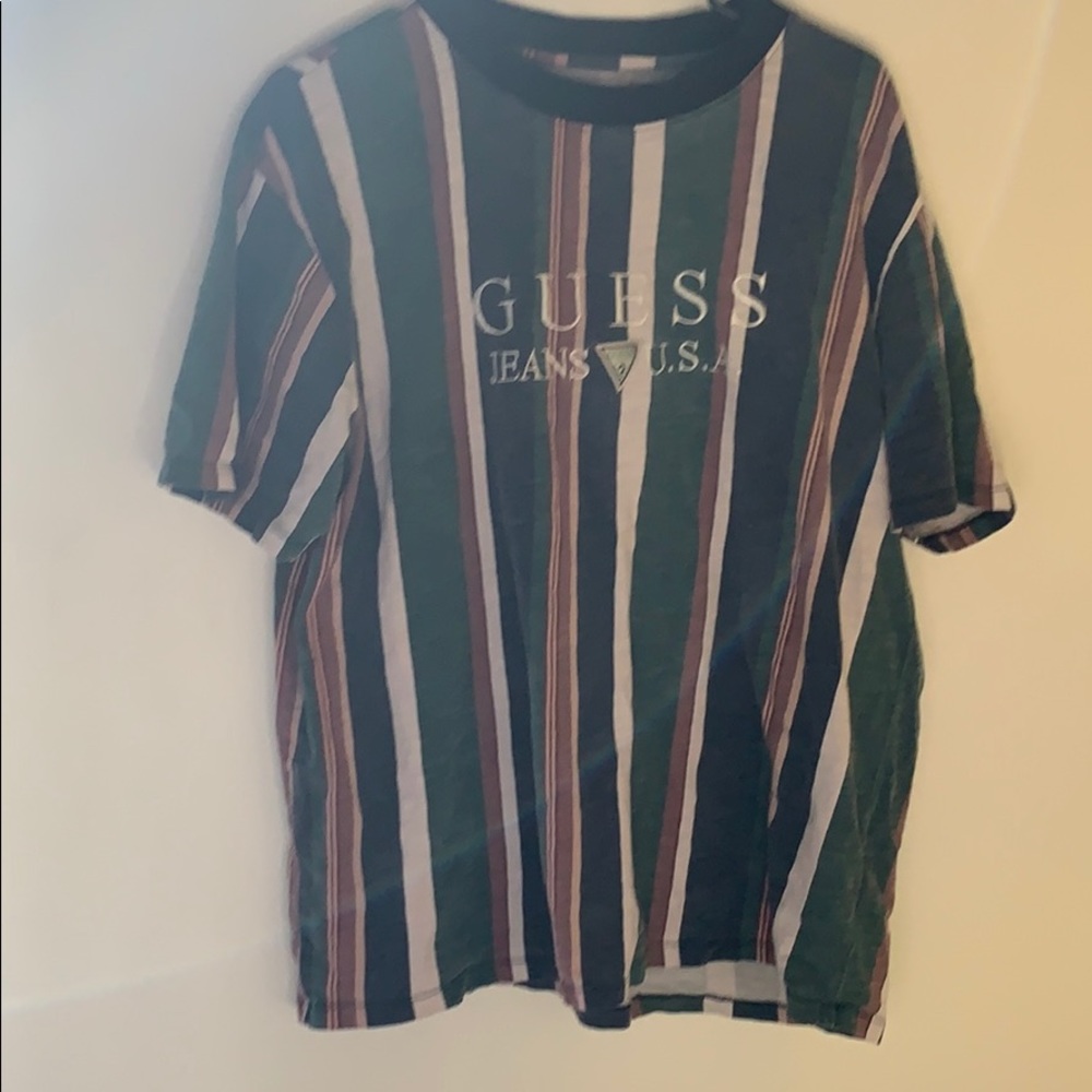 Guess stripped tee shirt